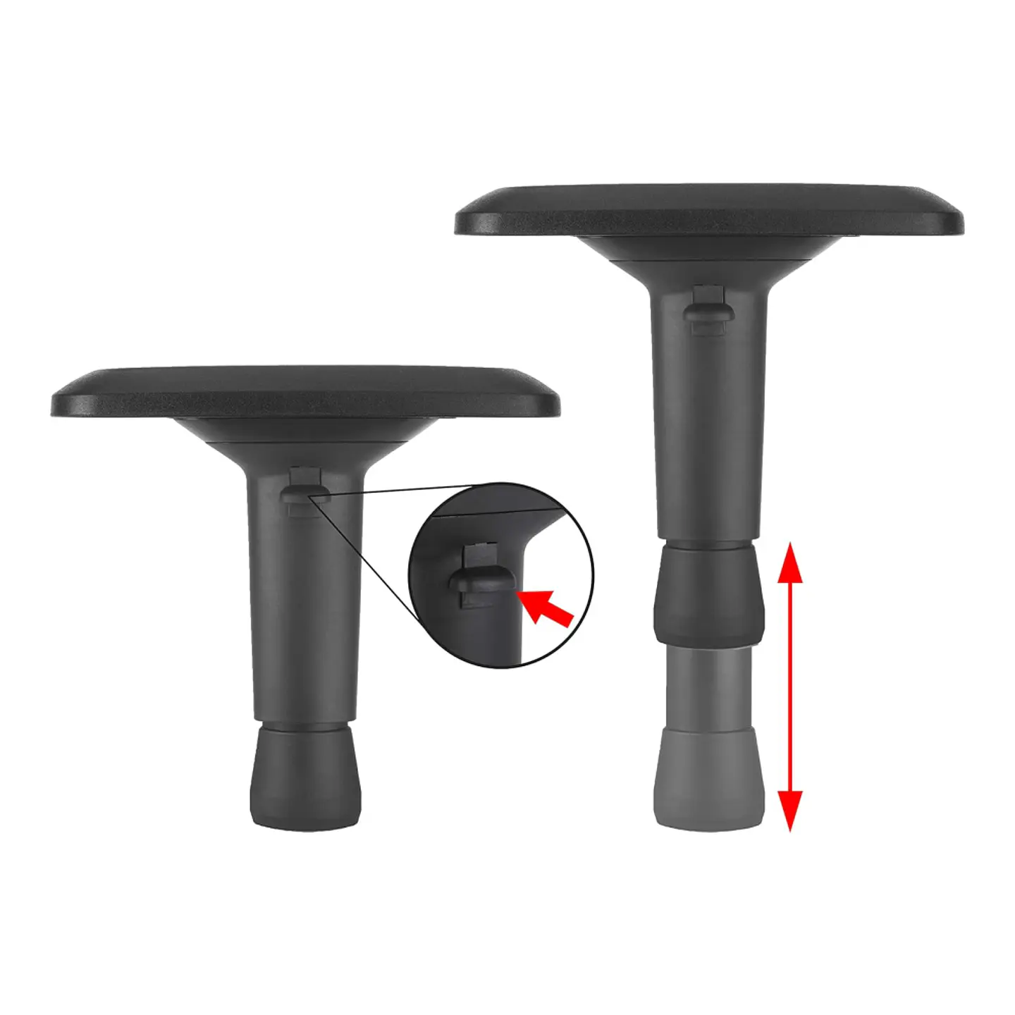 Set Repuesto apoya brazos 4D para sillas gamer y de escritorio 5