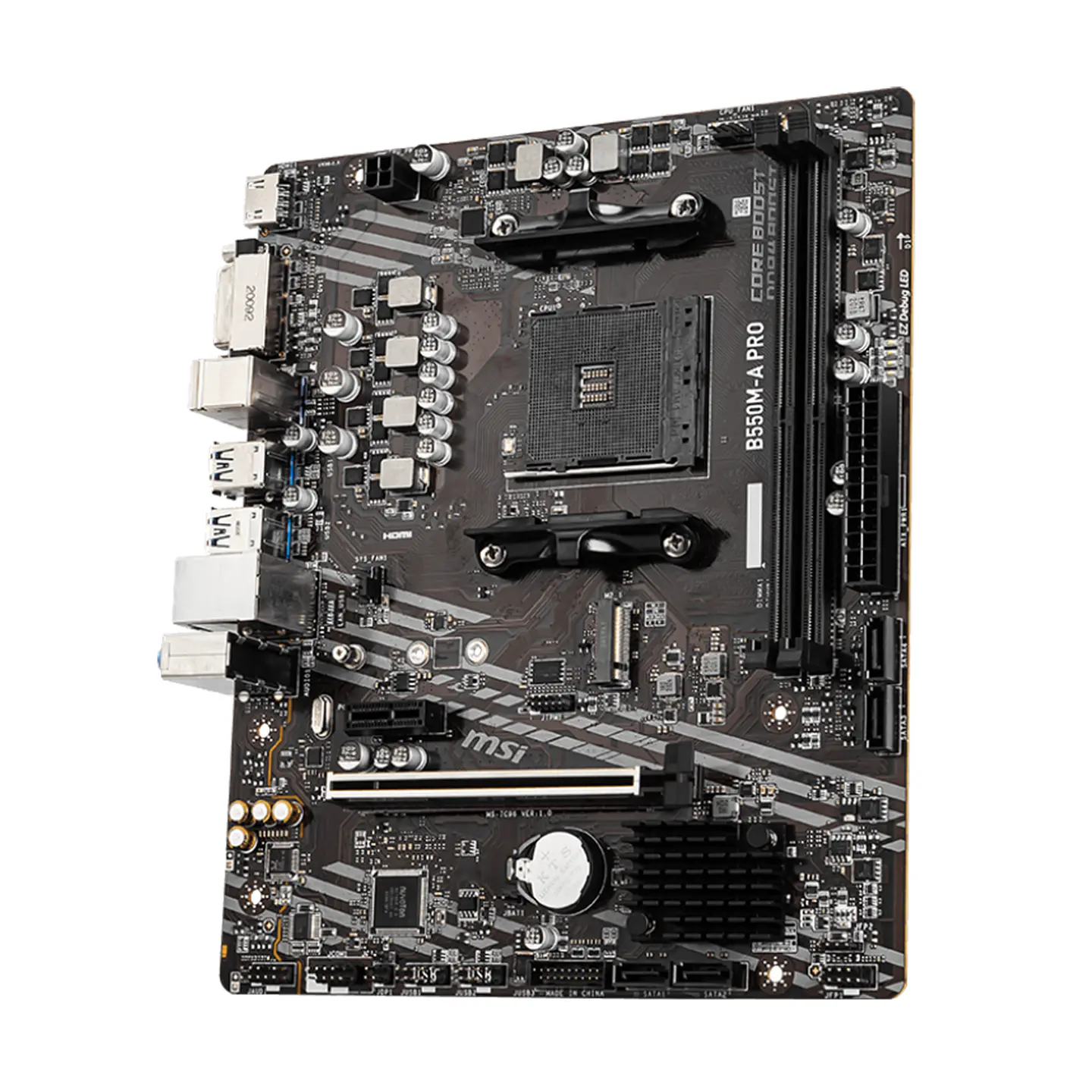 Placa Madre MSI B550M-A PRO, AM4, DDR4,, M2, Micro-ATX 3