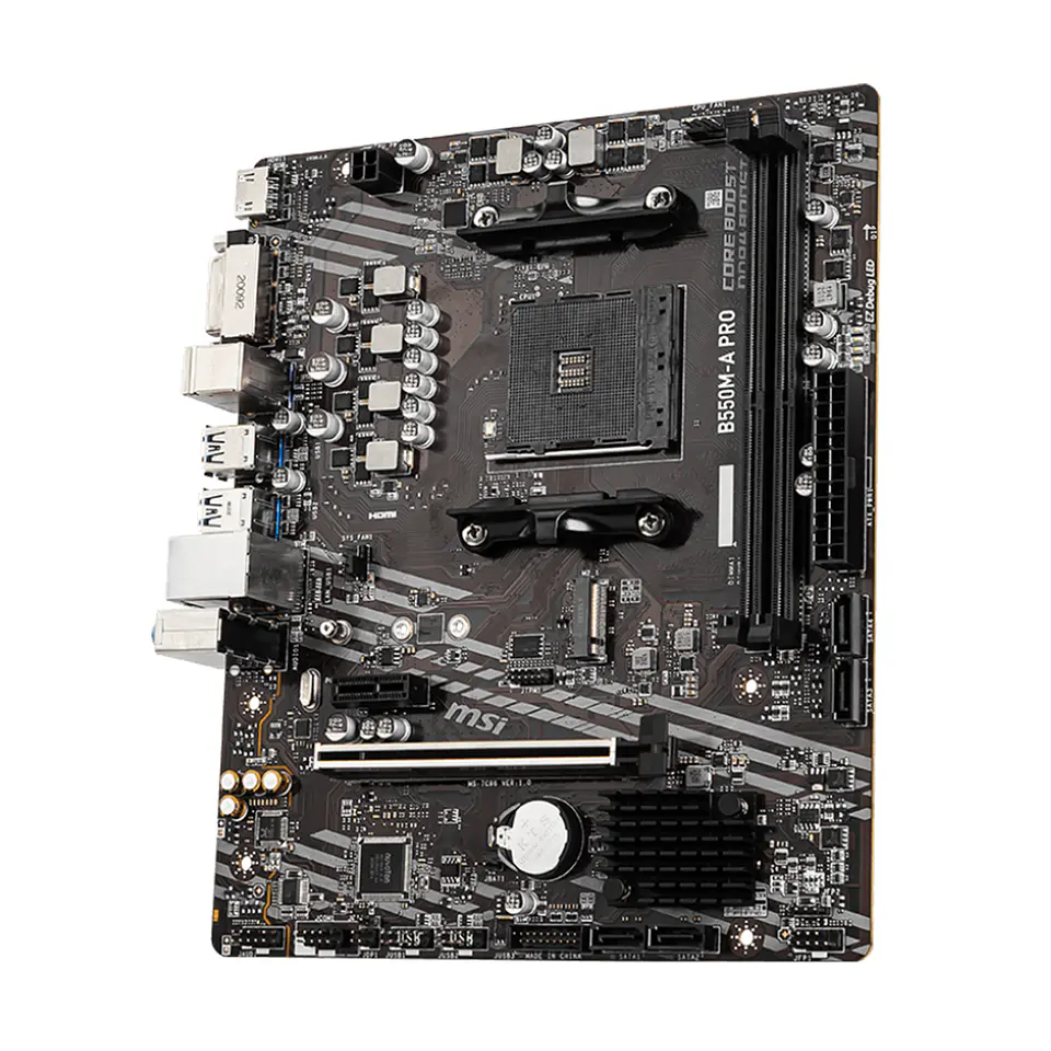 Placa Madre MSI B550M-A PRO, AM4, DDR4,, M2, Micro-ATX 3