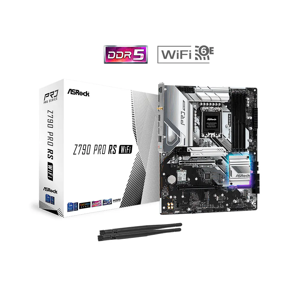 Placa Madre ASRock Z790 PRO RS WIFI Intel LGA 1700 DDR5, ATX - OPEN BOX 1