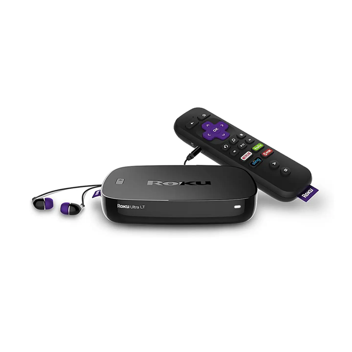 Roku Ultra LT, control remoto de voz mejorado (HD, 4K, HDR, Enthernet) 2