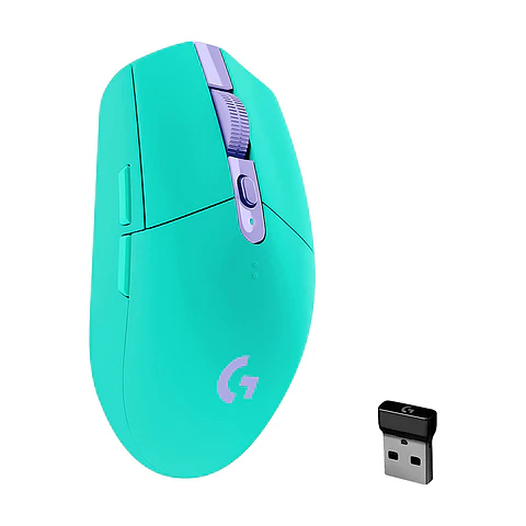 Mouse Gamer Inalámbrico Logitech G305 (1ms, 12.000DPI, 6 botones) - Menta