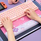 Set Mouse Pad + Reposa Muñecas Acolchada Newchine Gatito - Miniatura 2