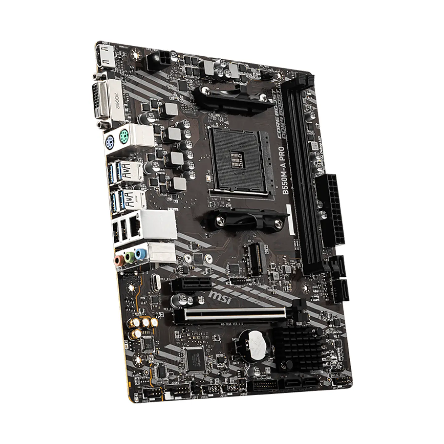 Placa Madre MSI B550M-A PRO, AM4, DDR4,, M2, Micro-ATX 4