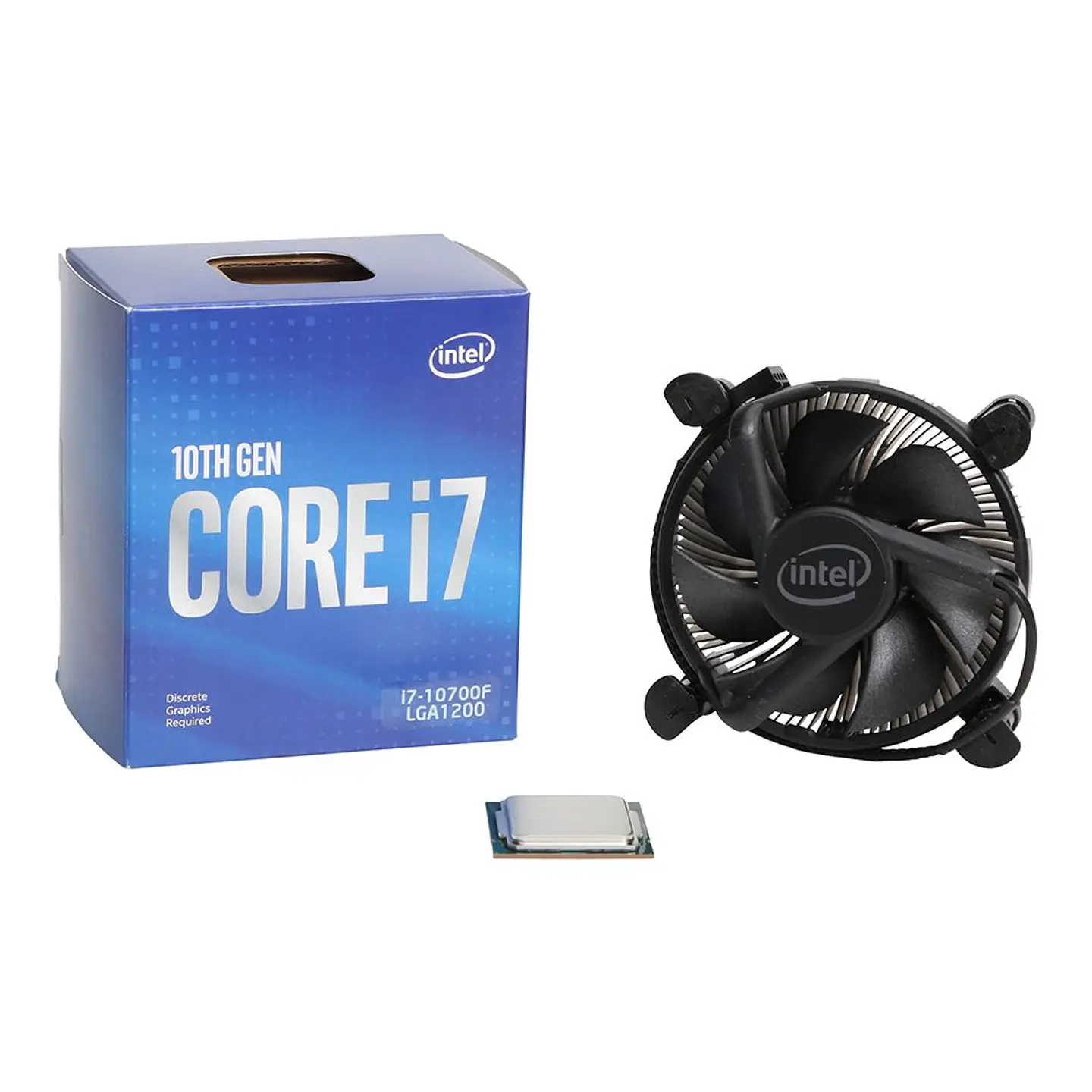 Procesador  Intel I7-10700F, Socket LGA 1200, 8-cores, 2,9GHZ (Max Turbo 4,8GHZ) 2