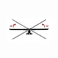 Soporte de TV para techo ajustable e inclinable 32