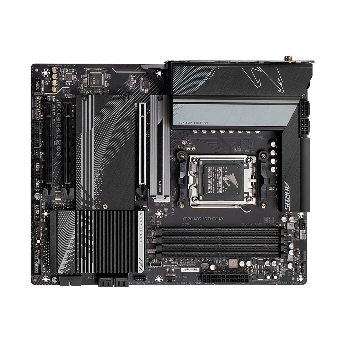 Placa Madre Gigabyte X670 AORUS ELITE AX, AM5, DDR5, WiFi 6 2