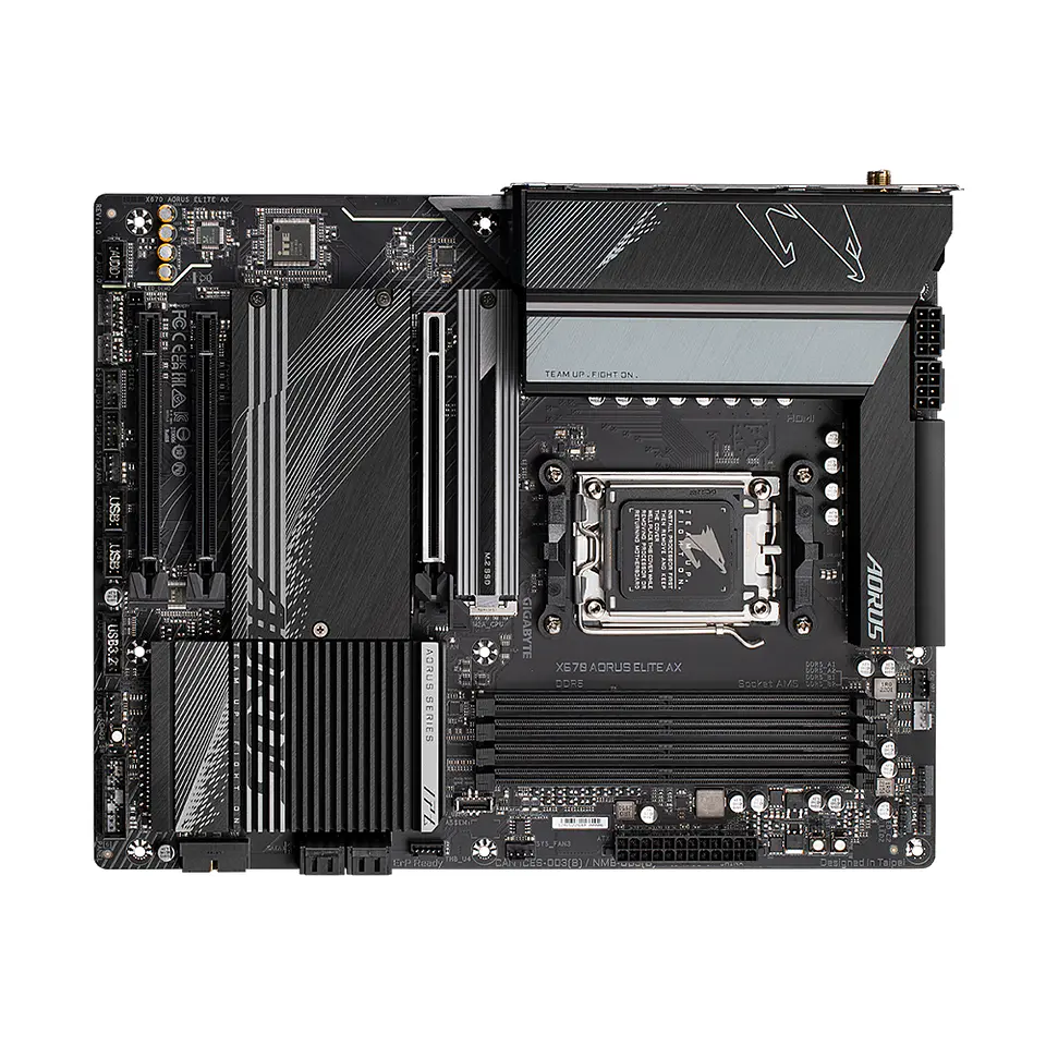 Placa Madre Gigabyte X670 AORUS ELITE AX, AM5, DDR5, WiFi 6 2