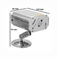Proyector fiesta Luz Láser de puntos y figuras, incluye control remoto - Miniatura 4