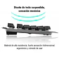 Teclado Gamer Metálico Retroiluminado Rgb, Soporte Celular - Miniatura 4