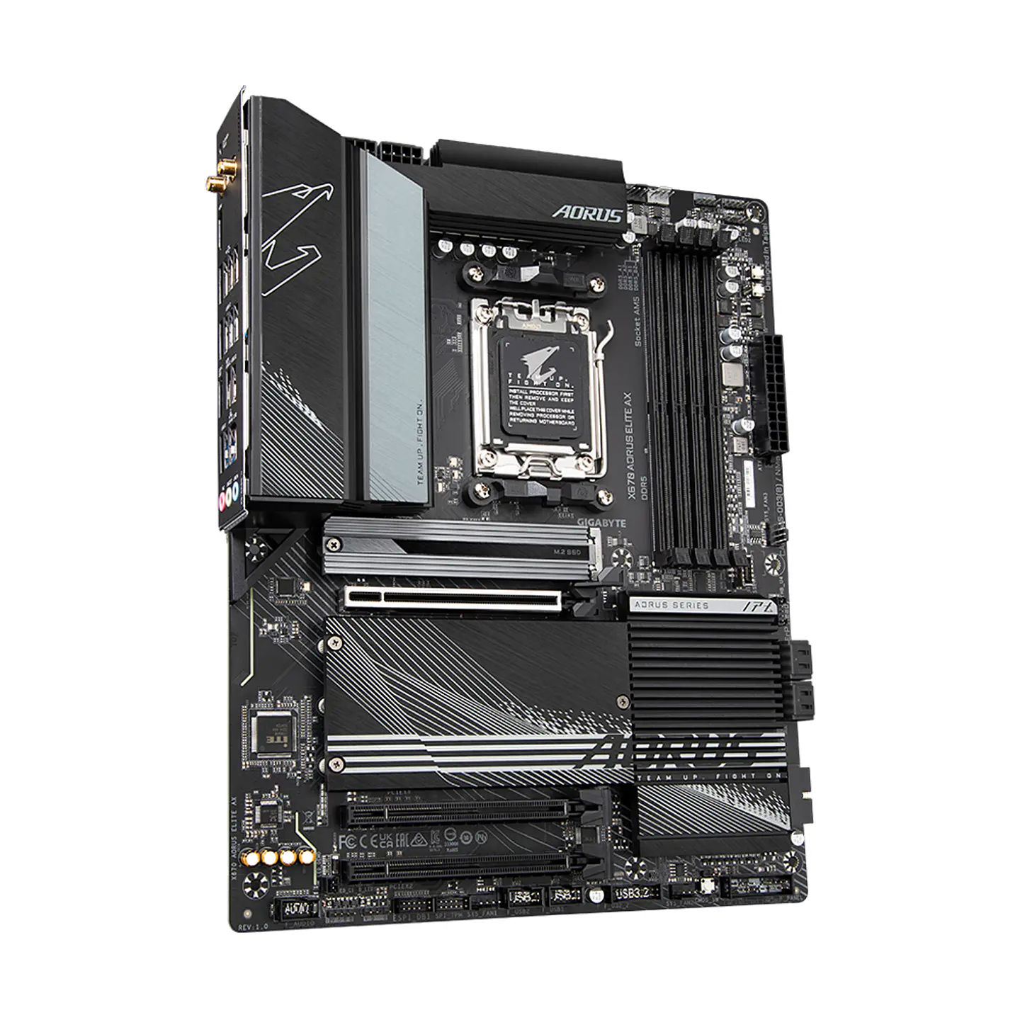 Placa Madre Gigabyte X670 AORUS ELITE AX, AM5, DDR5, WiFi 6 4