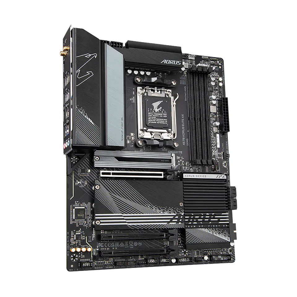 Placa Madre Gigabyte X670 AORUS ELITE AX, AM5, DDR5, WiFi 6 4