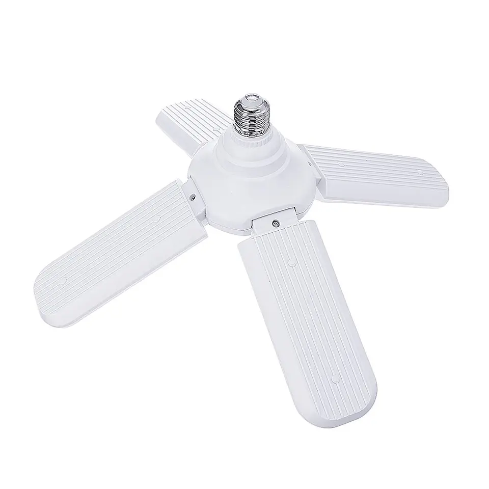 Ampolleta Industrial Led Luz Potente 60w 4 Aspas - Bombilla 6500K, E27 2