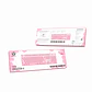 Teclado gamer Fantech Fighter II - K613L - Sakura Edition - Miniatura 6