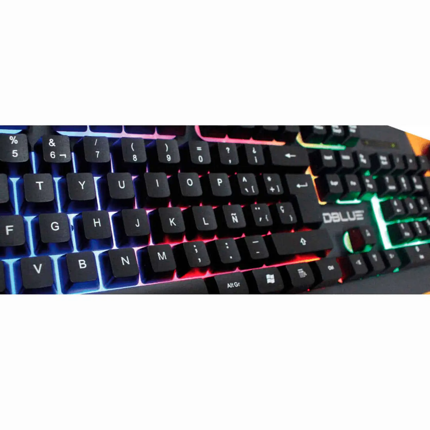 Teclado Gamer Metálico Retroiluminado Rgb, Soporte Celular 5
