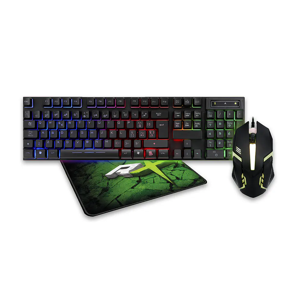 Kit Gamer 3 En 1 Teclado, Mouse Y Pad Mouse Reptilex Rx0017 4
