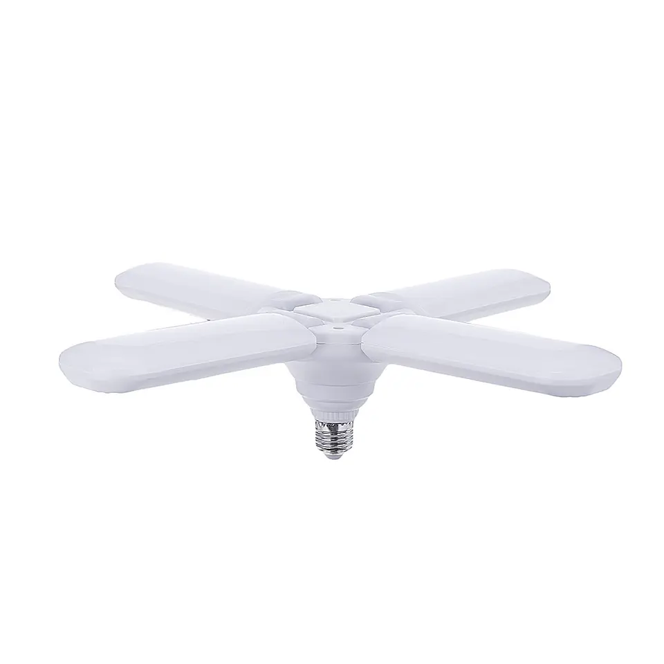 Ampolleta Industrial Led Luz Potente 60w 4 Aspas - Bombilla 6500K, E27 3