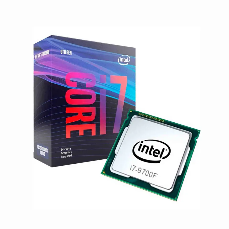 Procesador Intel® Core™ i7-9700F, 3.00GHz LGA 1151 8/8 9th Gen. Sin Video. 1