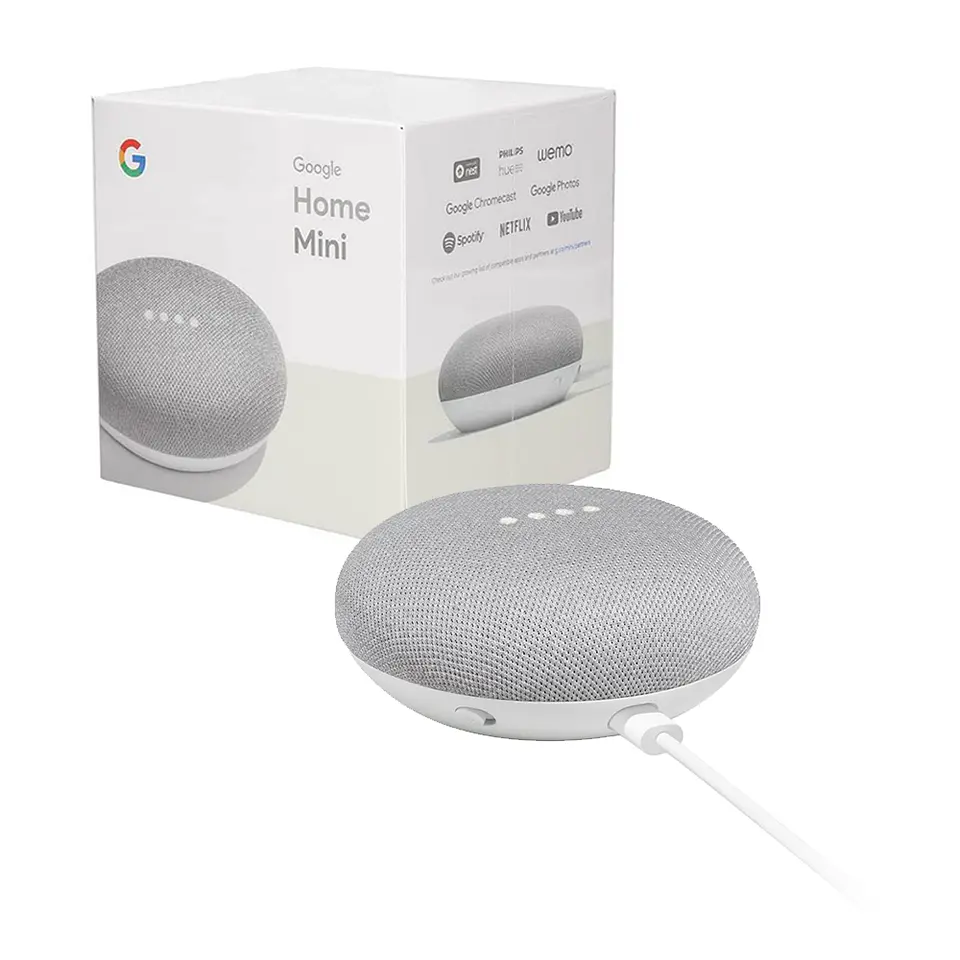 Google Home Mini con asistente virtual Google Assistant Chalk 110V/220V - OPEN BOX 1