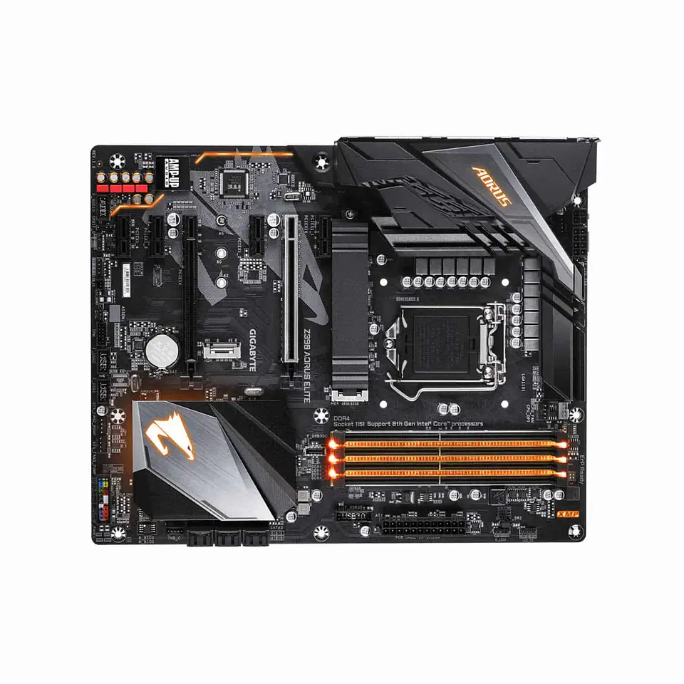 Placa Madre GIGABYTE Z390 Aorus Elite, FCLGA1151 (9na Gen) Intel Z390 HDMI SATA 6Gb/s USB 3.1 ATX 4