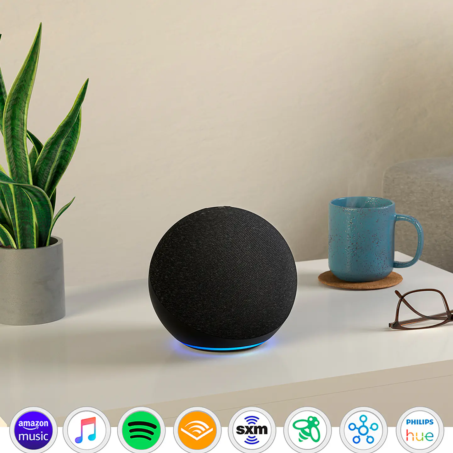Amazon Echo Dot 4th Gen Con Asistente Virtual Alexa 110v/240v - Charcoal 4