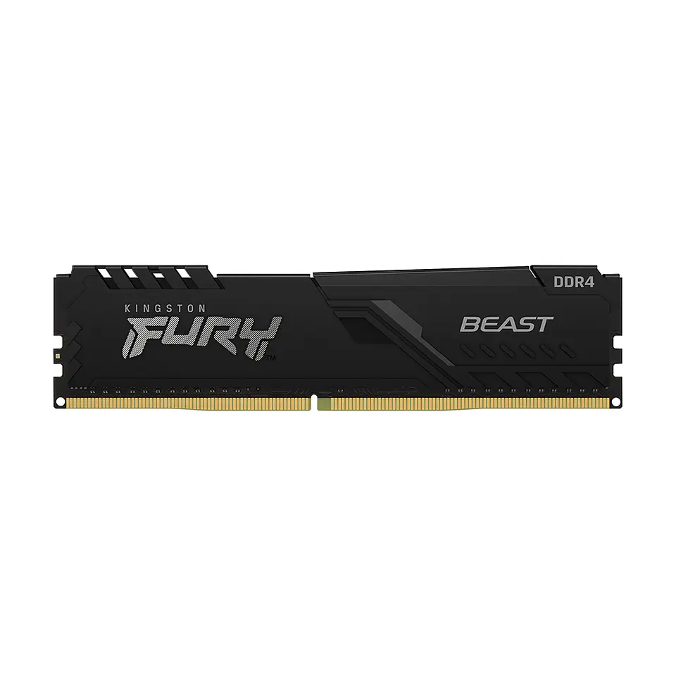 Memoria Ram Kingston Fury Beast, 4GB DDR4 3200MHz CL16 DIMM BK 2