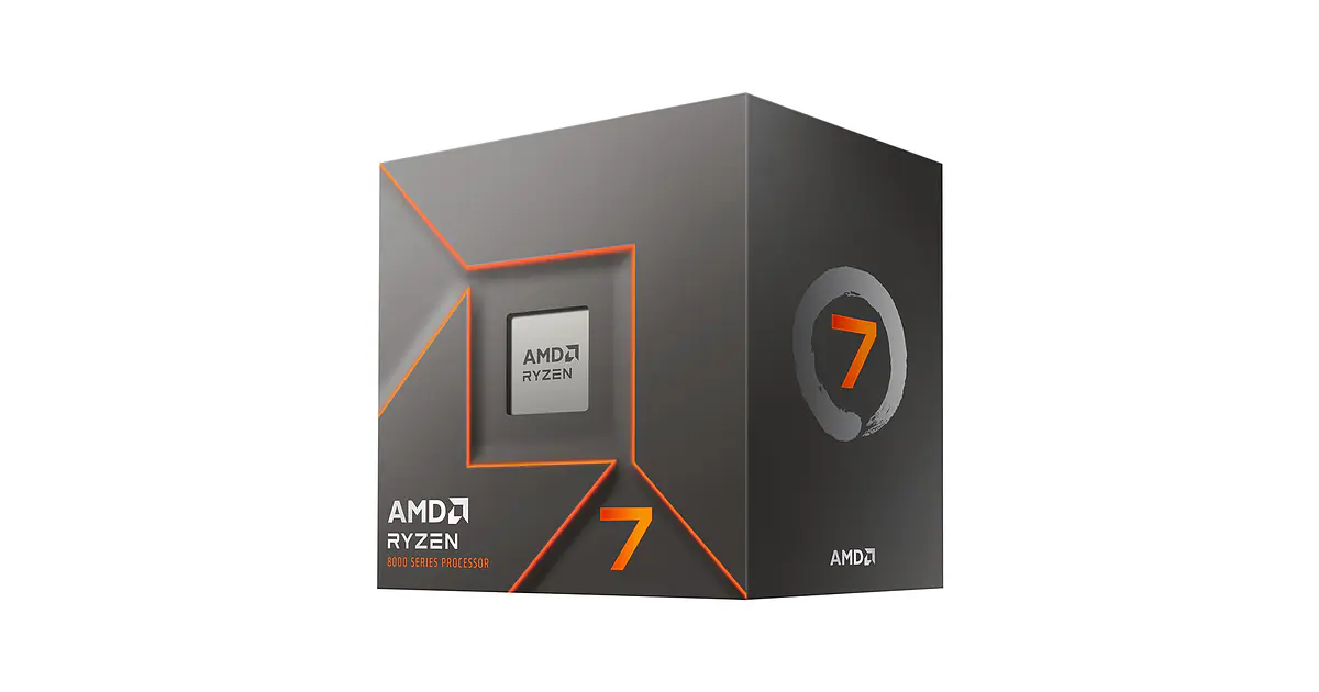 Procesador AMD Ryzen 7 8700F, 5GHz Max, 8core 16hilos, AM5