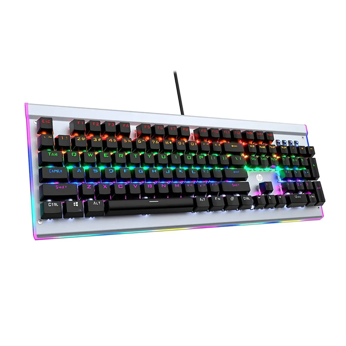 Teclado gamer mecánico HP - RGB GK520, black switch 1