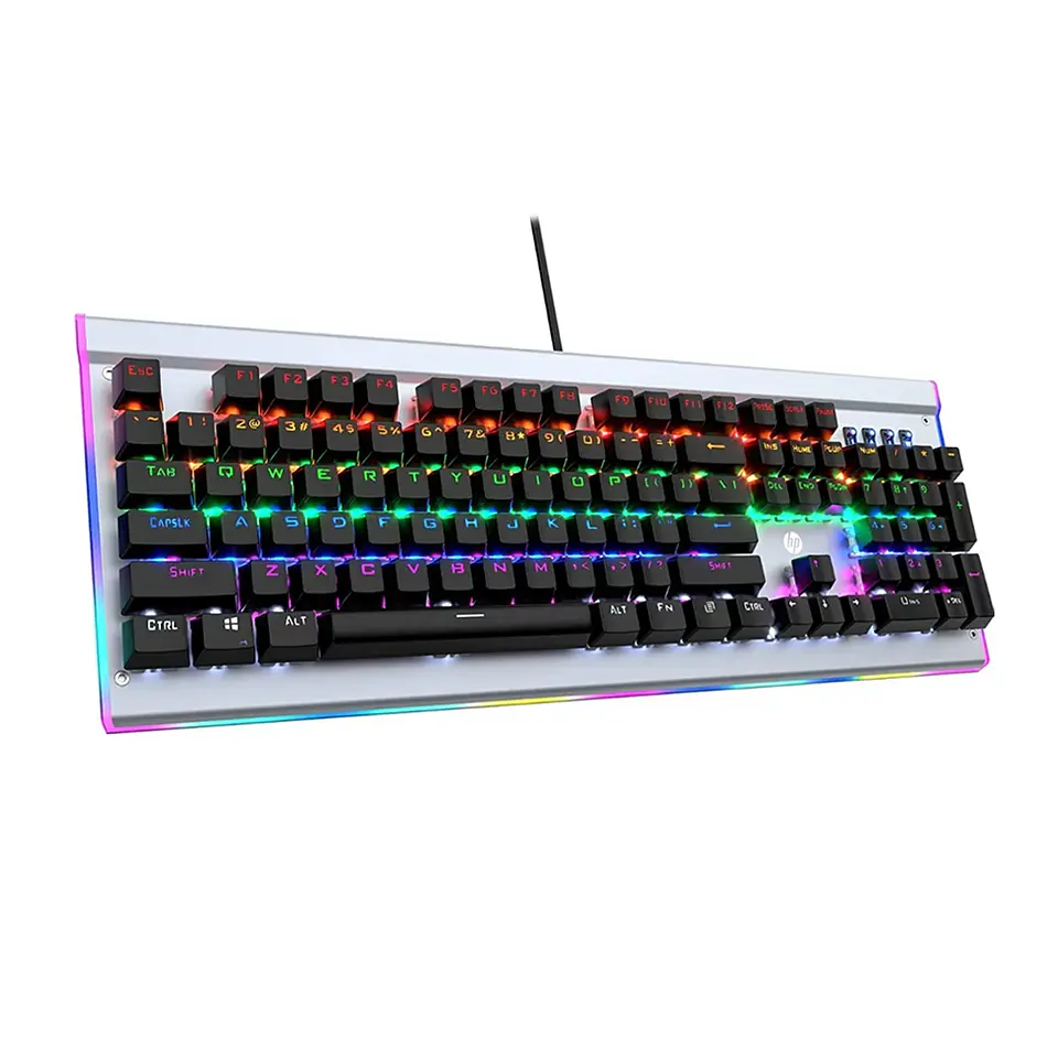 Teclado gamer mecánico HP - RGB GK520, black switch 1