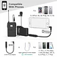 Set profesional: Micrófono inalámbrico fifine K037B, con auriculares y micrófonos de solapa Lavalier - Miniatura 5