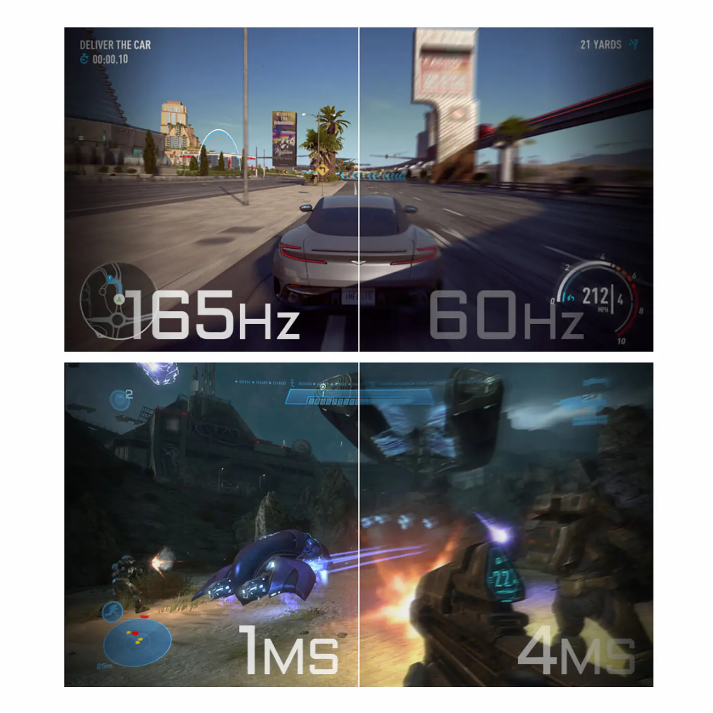 Monitor Gamer Gigabyte G24F-SA, 23,8'' Full HD, IPS, 1ms (MPRT), 165Hz 3