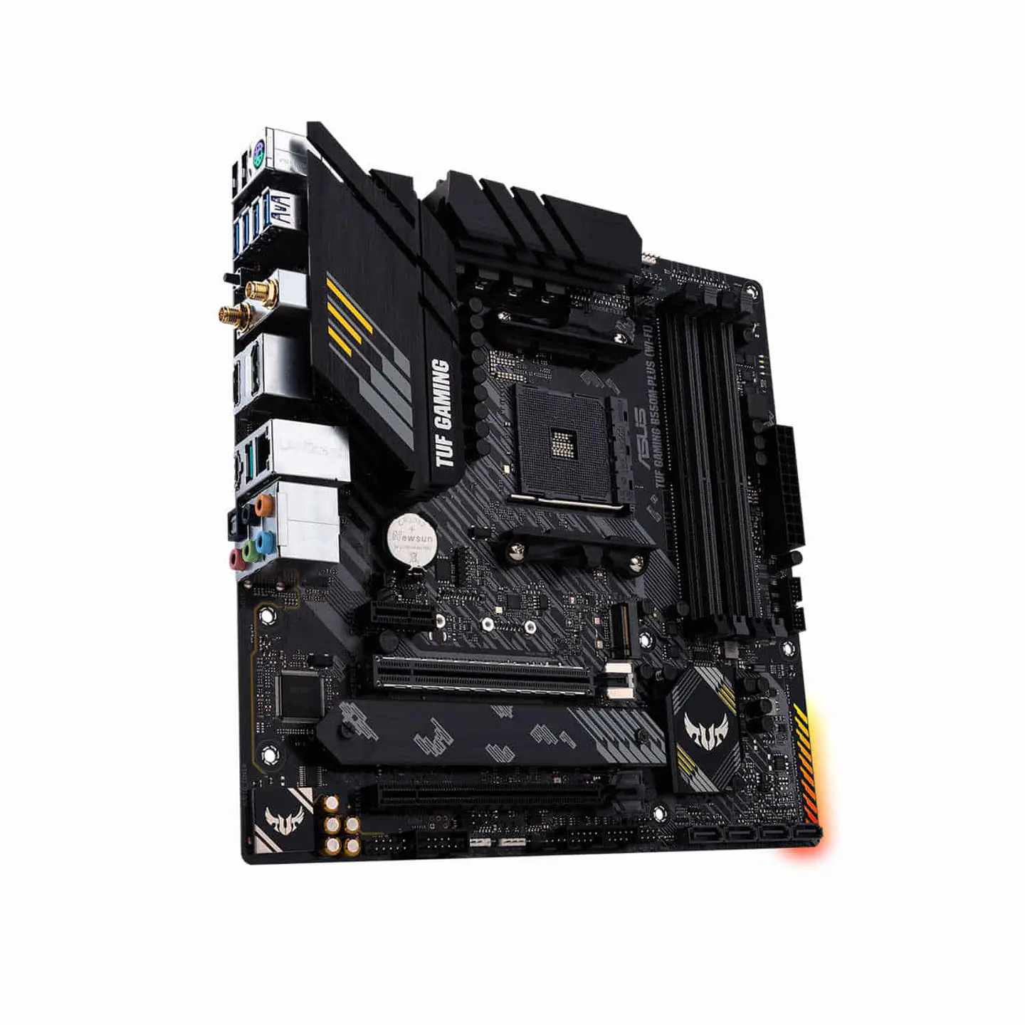 Placa Madre Asus TUF Gaming B550M-PLUS (Wi-Fi), AURA Sync, dual M.2, HDM, AM4 AMD Ryzen 5