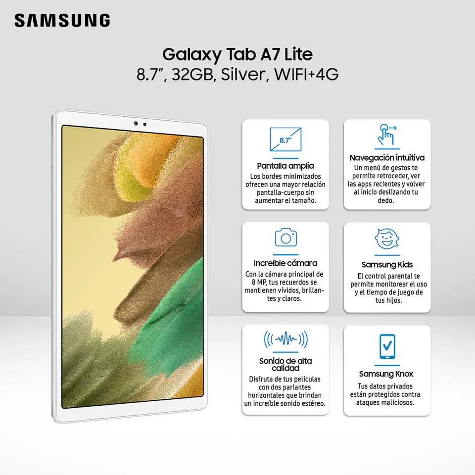 Tablet Samsung Galaxy A7 Lite - 4G/LTE (8.7