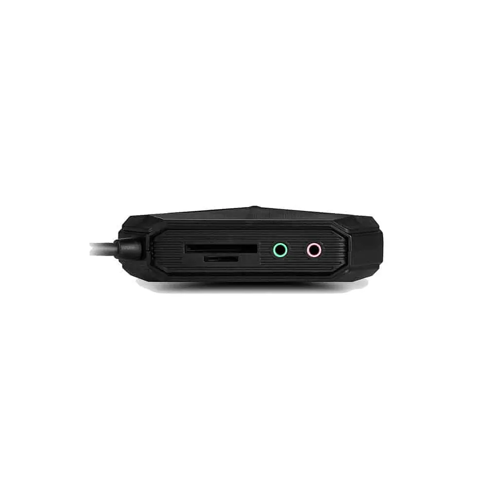 Adaptador Hub GameNote H95 - conecta fonos, teclado, mouse, SD a PC y consolas 5