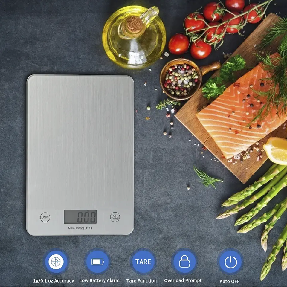 Balanza Gramera Pesa Digital De Cocina Joyeria 0,1 A 5KG 2