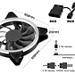 Kit 3 Ventiladores Fan RGB para Gabinete, PC - 120cm - Miniatura 4