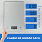 Balanza Gramera Pesa Digital De Cocina Joyeria 0,1 A 5KG - Miniatura 3