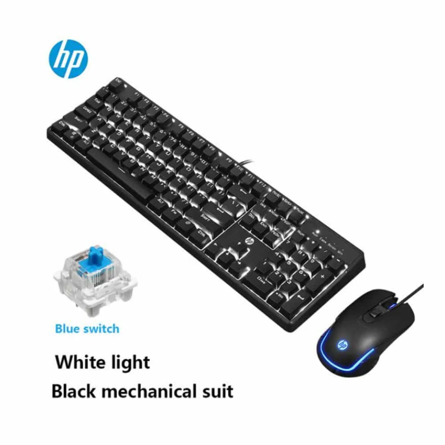 Combo Teclado mecánico+ Mouse Gamer HP - GM200 2