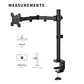 Soporte De Mesa Para Tv/monitor De 13 A 27 Pulgadas / 10kg - Miniatura 2