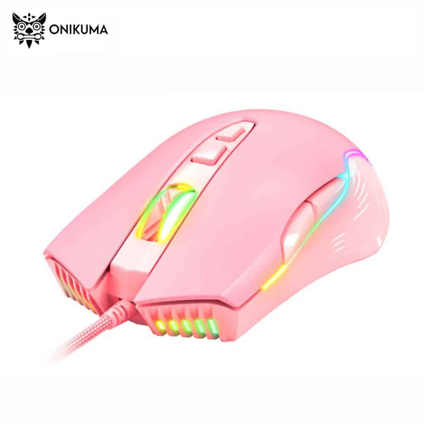 Mouse Gamer Onikuma CW905 - rosado 2