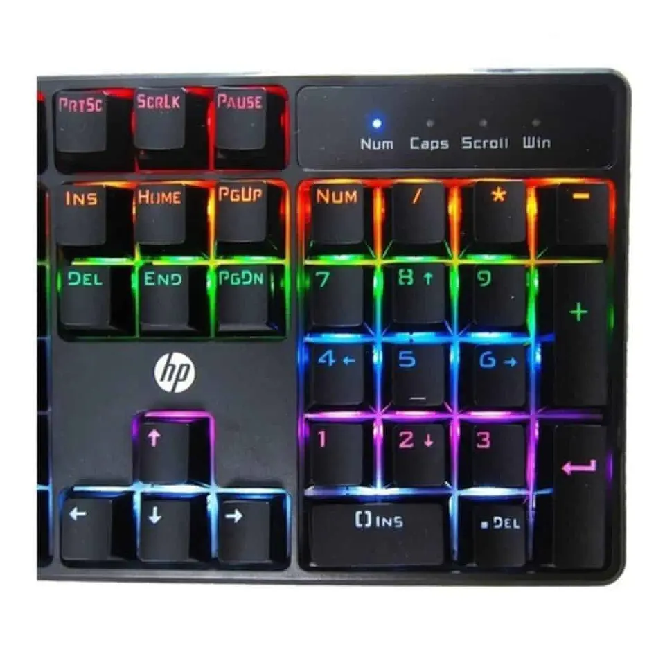 Combo Teclado mecánico+ Mouse Gamer HP - GM200 4