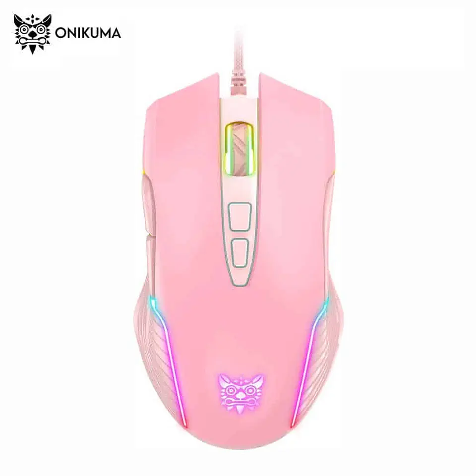 Mouse Gamer Onikuma CW905 - rosado 4