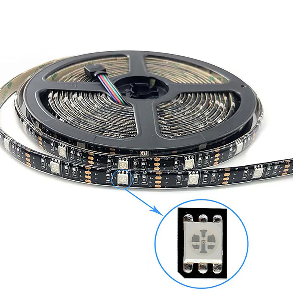 Cinta Tira Luces Led Rgb 5050 5mts Usb Bluetooth App, Tv Pc 2