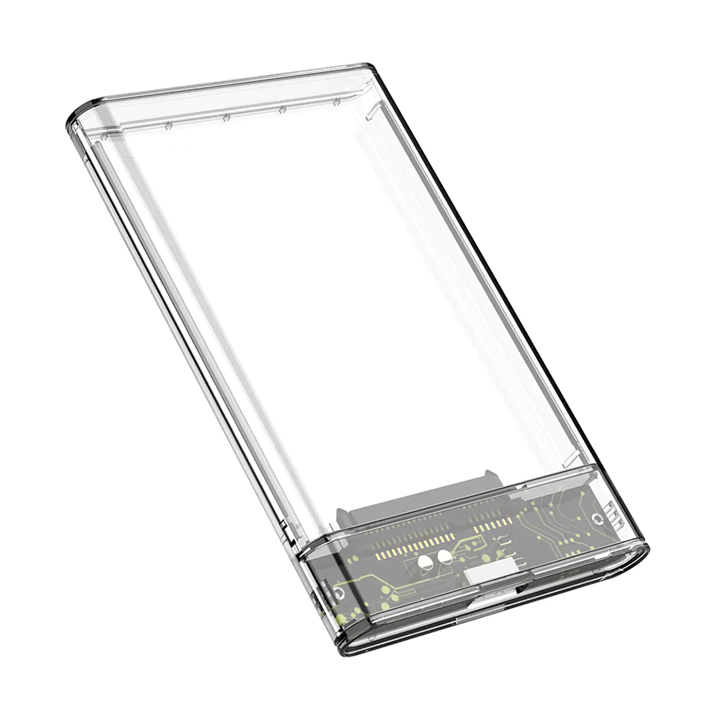 Cofre Case Transparente Disco Duro HHD y SSD Sata 2.5 USB 3.0 2