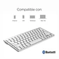 Teclado bluetooth Weibo WB-8022, ultradelgado - Miniatura 1