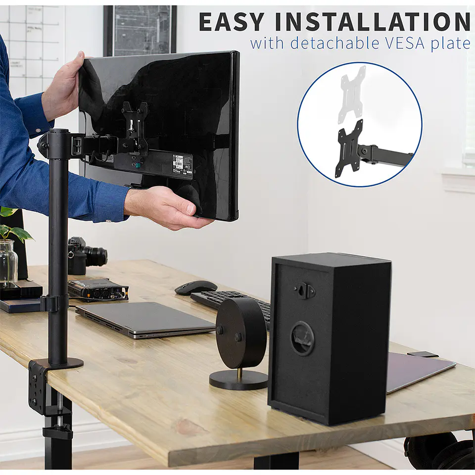 Soporte De Mesa Para Tv/monitor De 13 A 27 Pulgadas / 10kg 5