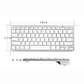 Teclado bluetooth Weibo WB-8022, ultradelgado - Miniatura 3