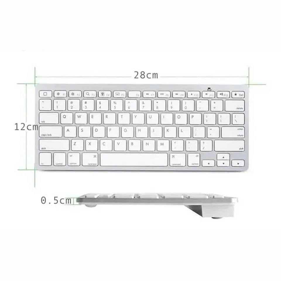 Teclado bluetooth Weibo WB-8022, ultradelgado 3