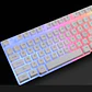 Kit gamer AOAS teclado y mouse, M-400, blanco - Miniatura 4