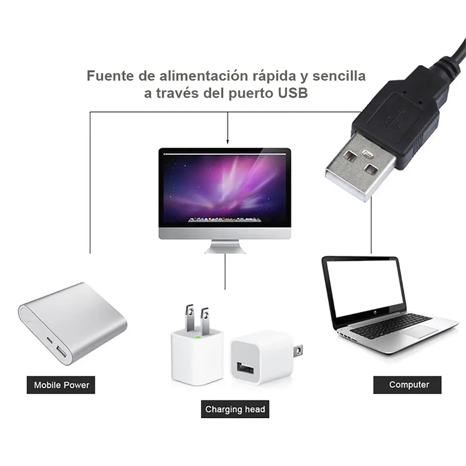Cinta Tira Luces Led Rgb 5050 5mts Usb Bluetooth App, Tv Pc 5